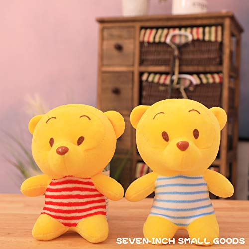 Image of KEKEMI Non-Toxic Hugable Cute Stuff Teddy Bear Soft Toys for Kids /Gift, Size 7 Inches (Pack of 2)