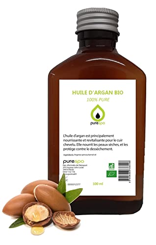 Aceite vegetal de ARGAN 100% puro para el cuidado del cabello, el rostro y la piel, 100 ml