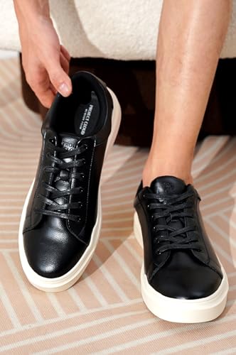Image of Project Cloud Mens Sneakers - Eco-Crafted Leather Memory Foam Insole Dress Shoes for Men Non Slip Laced-Up Water-Resistant Mens Casual Shoes - Dress Sneakers 2026