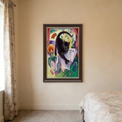 Impression sur toile chat sans cadre lourd à fixer facilement - 3