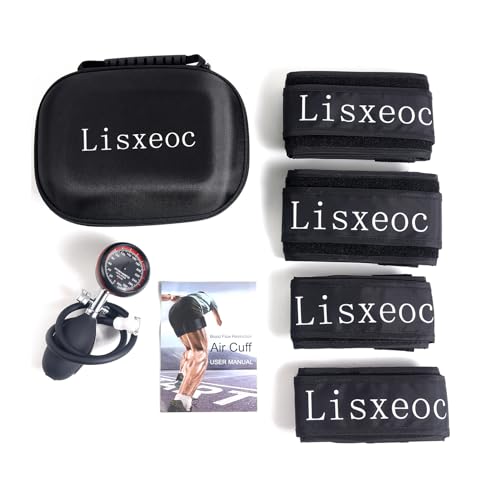 BFR Training System - Blood Flow Restriction Bands for Occlusion Training, Gym Vein Restriction, Muscle Strength and Growth Hormone Stimulation，Suitable for Men and Women Enjoy Fitness and Workout