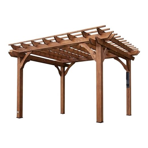 Backyard Discovery 12' by 10' Cedar Pergola