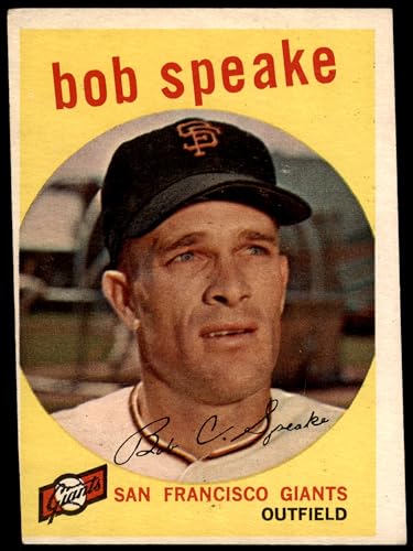 1959 Topps #526 Bob Speake San Francisco Giants (Baseball Card) VG/EX Giants