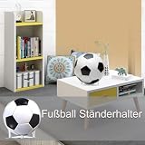 GVPOELR Ball Ständer,Fußball Ständerhalter,Acrylball Displayständer,Transparent Display Halter Ballständer, Acrylständer Ball Halter, für Fußball Basketball Volleyball Rugby Ball（1 Stücke）