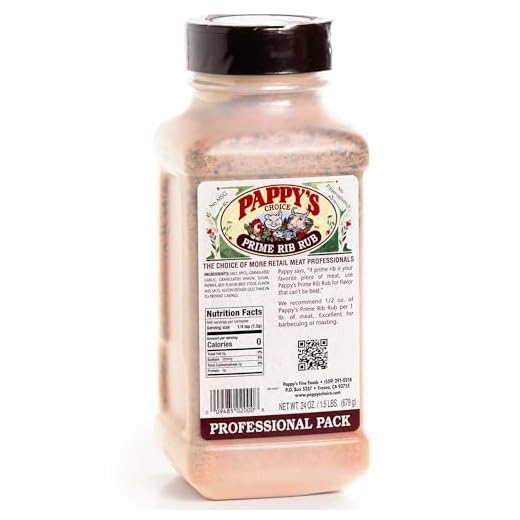 Pappy's Choice Prime Rib Rub - Premium Seasoning for Prime Rib, Brisket, Roast Beef, Steaks, and BBQ | Perfect for Grilling, Smoking, and Roasting All Meats