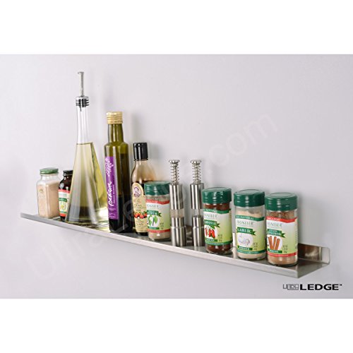 Ultraledge 3'/36" Stainless Steel Over-The-Range Shelf/Display/Ledge/Rack (3.5" Deep) #TOP2