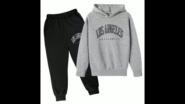 Survêtement Enfant Unisexe - Marin & Rouge - Haut Et Bas Jogging Costume 2-13 Ans Marin & Rouge - Prêt-à-Porter