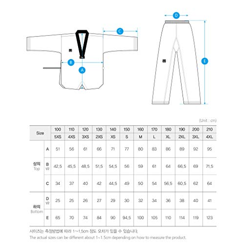 Mooto Korea Taekwondo Mtx S2 Uniform Black V-Neck Dobok Mma Martial Arts Karate Basic Training Wt Logo thumb #1