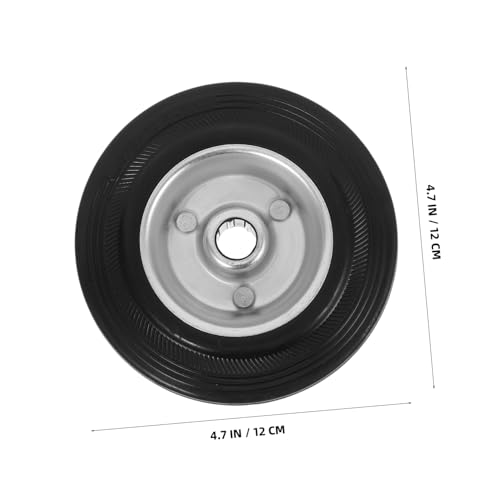 Roue de chariot de supermarché et tondeuse pour simplifier le jardinage - 2