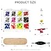 DisplayMore Premium Wooden Fingerboard Deck - Includes Prolific Foam Tape & Multicolour Wheels, The Classic - 30mm x 100mm - Pre-Drilled Holes Size (164PCS Finger Skateboard DIY Set)