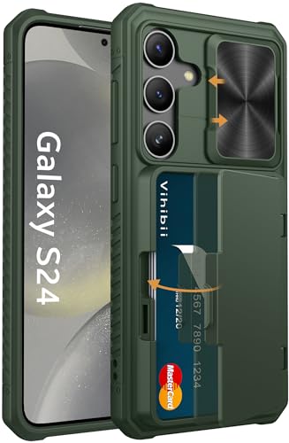 Étui Samsung S24 vert foncé rigide au fini mat haute résistance
