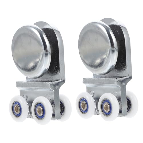 SOPOTUTU 2個 浴室ドア用シャワールーム滑車 強化アルミ合製 耐錆高耐荷重 低騒音スムーズスライドガラス引き戸交換用パーツ