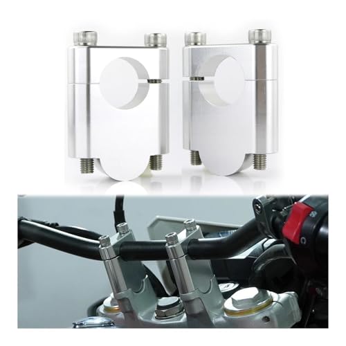 Elevadores de manillar de aluminio con abrazaderas estables para G650GS 2