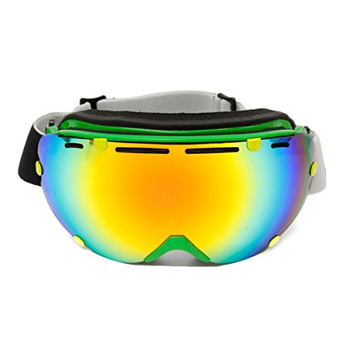 NICOLIE Przeciwmgielne podwójne soczewki UV zimowe wyścigi na zewnątrz snowboard gogle narciarskie okulary przeciwsłoneczne CRG101-2A