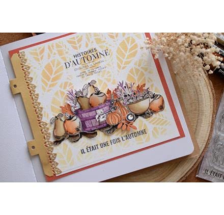 Dies De Découpe 'Florilèges Design' - Bordures Automnales Pour Scrapbooking