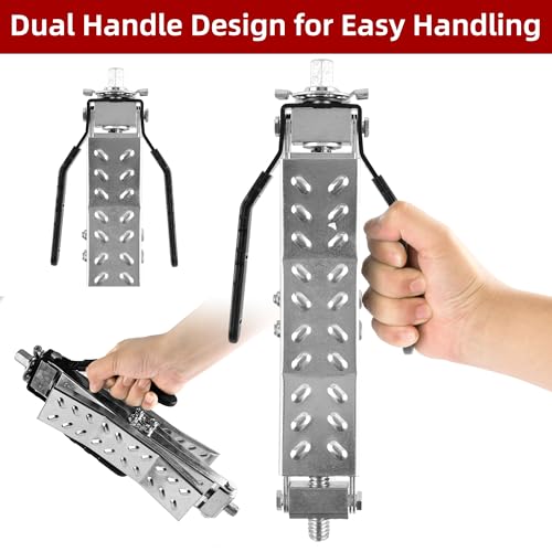 Nepturnbay Estabilizador de roda de calço X calço de roda para trailer de viagem, pneu antimovimento