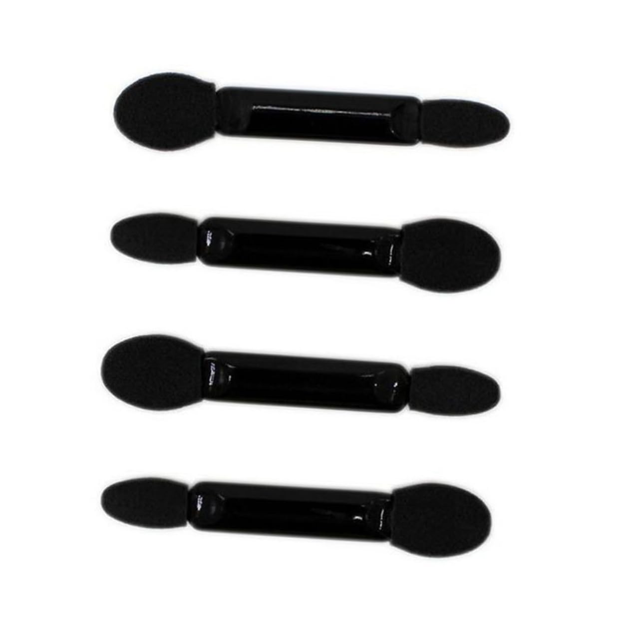 NOLITOY Double-ended Eye Shadow Stick Brush Set 100pcs Makeup Brush Kit Round Sponge Applicators for Natural/dramatic Looks Travel-friendly