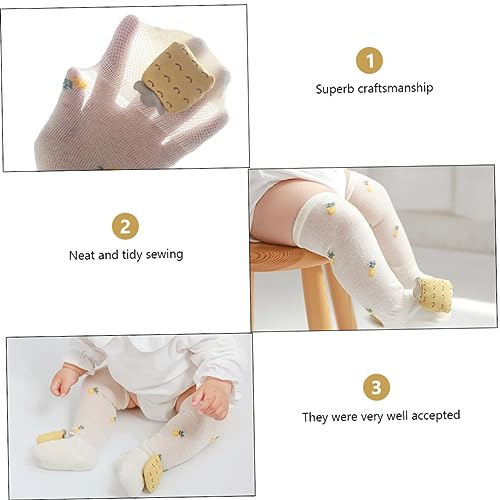 1Pair Adorable Cotton Socks Breathable Comfortable Socks for Newborns for Boys and Designed for Months Easy to Wear Lightweight and Brightly Colored2