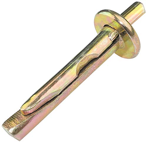 AERZETIX - Juego de 20 - Clavo de Anclaje Ø6x35mm para Falso Techo/Techo Suspendido - Anclaje Metálico - Clavo de impacto - Trabajos de Renovación - Hormigón/Ladrillo/Piedra - C46805
