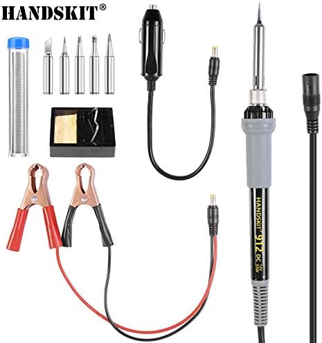 Soldering 12V 35W AC Electric Soldering Iron Internal Heat Welding Car Battery Low Voltage Power for Power Failure Emergency Incident - (Color: 12ABC C, Plug Type: AU)