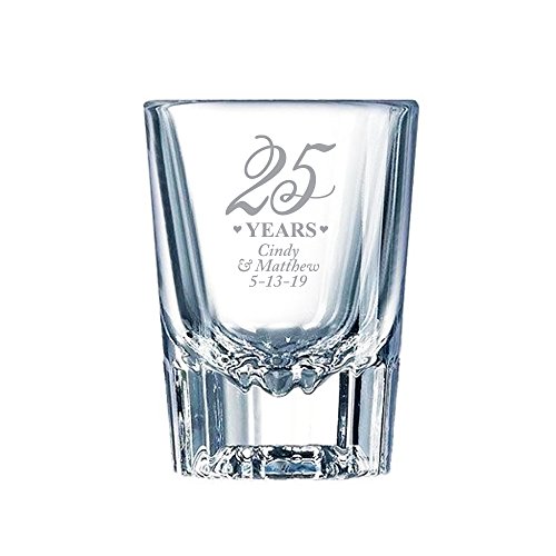 Set de 12 vasos de vidrio Barcraft personalizados