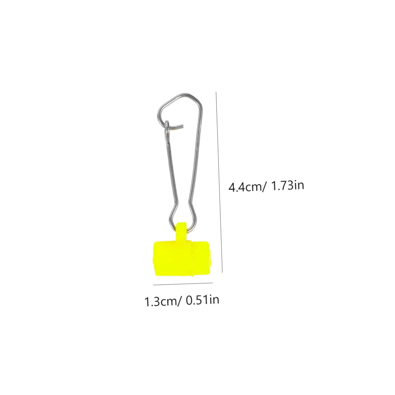 Abaodam Accessoires De Pêche Clips Mousquetons Appâts Mousqueton À Double Verrouillage Pince pour Filet De Pêche Équipement De Pêche Fermeture Éclair Matériel De Pêche en Mer