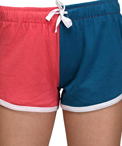 Image of KOTTY Women's Night Shorts(LightRed&Purple,26)