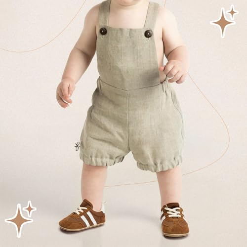 Baby Shoes for Boys Girls Non Slip Low Top Infant Walking Shoes Breathbale Comfort Toddler Walker Shoes Pull On Newbron Baby Sneakers 3 6 9 12 Months4