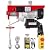 Happybuy 440 lbs Electric Hoist, 120V Electric Winch with 328 ft Wireless & 14 ft Wired Remote, 40 ft Single Cable Lift, Single/Double Slings, for Garage, Warehouse, Factory Use