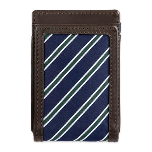 Image of Tommy Hilfiger Men's Tie Fabric Magnetic Front Pocket Wallet