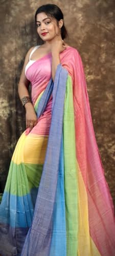 Image of Pure Cotton Saree | Soft & Lightweight | Handloom Woven Elegance for Festive & Casual Wear