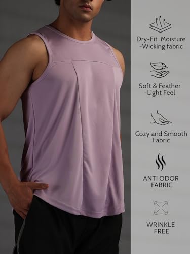 Image of CHKOKKO Men's Workout Gym T-Shirt Lightweight Sleeveless