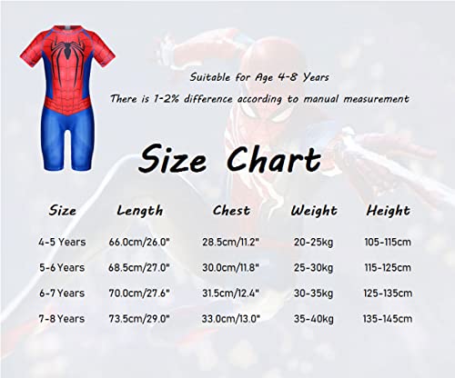 Byriady Boys One Piece Swimsuit Toddler Bathing Suit Kids Short Sleeve Beachwear Quick Dry Swimwear Trunk 4-8 Years #TOP5