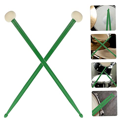 Baquetas Dobles para Percusión Color Verde Oscuro miniatura 4