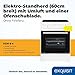 Exquisit Standherd ECM 6-4 | Standherd 60cm mit Glaskeramik Kochfeld | Ober- & Unterhitze | Grill | Umluft | Elektroherd freistehend 60 cm | weiss