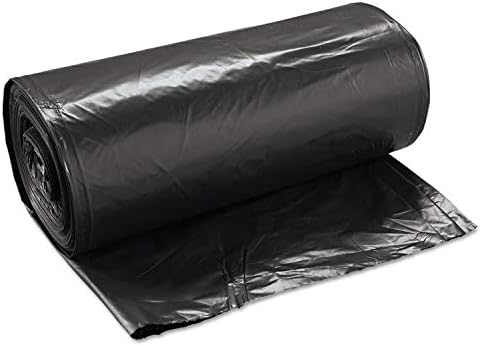 Quality Chemical Trash Can Liners, 38" X 58", 100 bags/case, black color, low density, 2.0 mil thickness, 55-60 gallon capacity (Pack of 100)