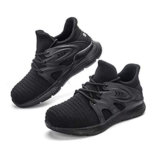 Bestshoes Zapatos de Seguridad Hombres Mujer Zapatos de Trabajo de Suave y Cómodo Transpirable Unisex Zapatos