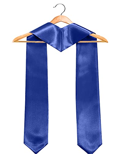 Image of Graduation Stole Honor Stole Plain Sash 60 inch Long for Graduation Ceremony and Graduation Photos