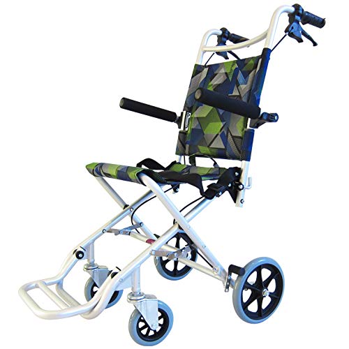 Amazon | カドクラ 簡易式介助車いす タッチ ブルーライム A502