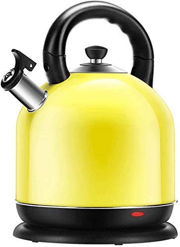Haushalts-Wasserkocher 5L 2000 W Edelstahl-Wasserkocher mit Otter-Steuerung mit automatischer Abschaltfunktion (gelb)
