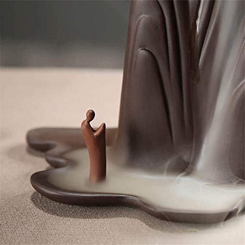 Sculpture de jardin avec porte-encens cascade pour terrasse zen - 4