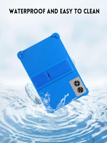 Étui silicone bleu avec support pour tablette Frameflow P11T 11" - 6