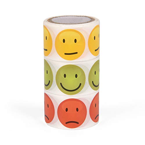 Ewtshop® 3x 100 Smile sorriso adesivo nei colori