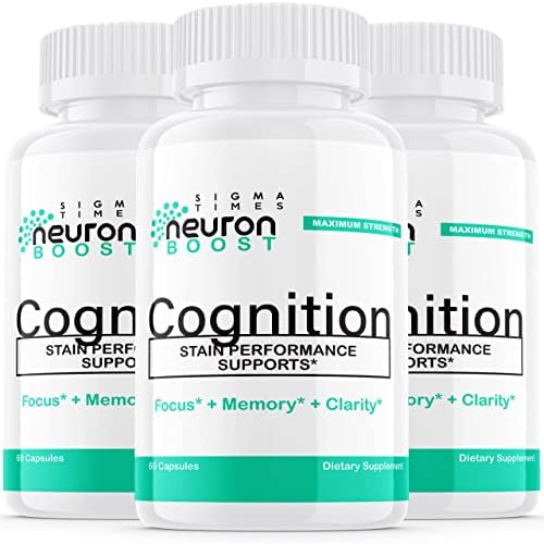 (3 Pack) Neuron Boost Cognition NeuronBoost Advanced Brain Support Cognition Capsules for Focus (180 Capsules) (3 Pack) Neuron Boost Cognition NeuronBoost Advanced Brain Support Cognition Capsules for Focus (180 Capsules)