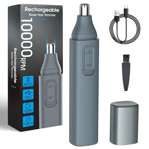 JISHO Ear and Nose Hair Trimmer for Men