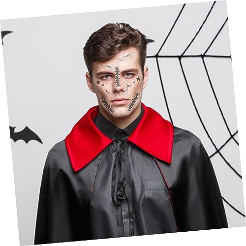 FRCOLOR 9 Folhas De Maquiagem Corporal Para Cicatrizes Adesivos De Rosto De Desenho Animado