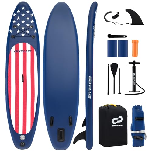 Goplus Inflatable Stand Up Paddle Board