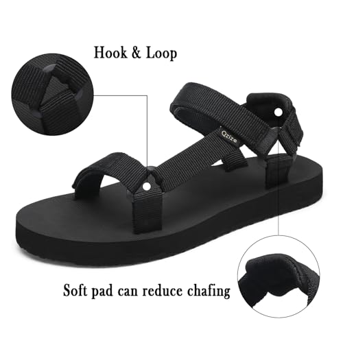 Image of Sport Walking Water Sandals for Women with Arch Support & Adjustable Straps Platform Sandals Women Height Increase