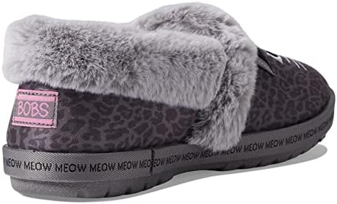 Skechers BOBS Women's 113677 Slipper, Charcoal, 6 | Image 4