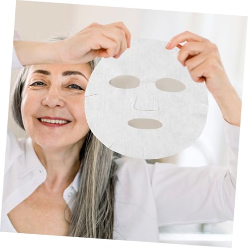 Healvian 10pcs Fiber Facial Sheet Masks for Women and Pre-cut Breathable Cotton Spa Face Covers for At-home Skincare Lightweight and Use Face Mask Sheets for Travel and Regular Beauty - Image 5